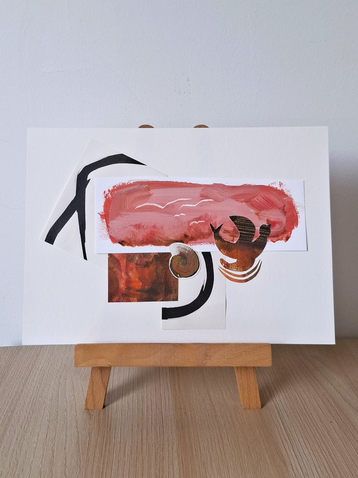 Original Collage ''Vrije Vogel 43''
